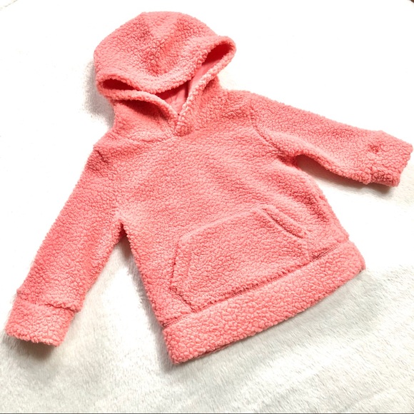 Other - Toddler Fleece Sherpa Hoodie with Kangaroo Pocket